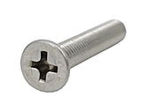 10 32*1 1/4 100PK Machine Screws English Flat Head Philips Drive Cross Stain