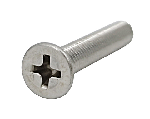 10 32*1 1/4 100PK Machine Screws English Flat Head Philips Drive Cross Stain