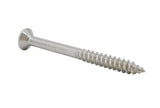 FixtureDisplays® #6 1 1/2" Wood Screw 100PCS Stainless Steel Counter Sunk Head Self Tapping Wood Screws 317960