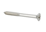 FixtureDisplays® #6 1 1/2" Wood Screw 100PCS Stainless Steel Counter Sunk Head Self Tapping Wood Screws 317960