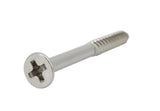 FixtureDisplays® #6 1 1/2" Wood Screw 100PCS Stainless Steel Counter Sunk Head Self Tapping Wood Screws 317960