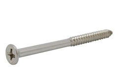FixtureDisplays® #6 2" Wood Screw 100PCS Stainless Steel Counter Sunk Head Self Tapping Wood Screws 317961