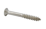 FixtureDisplays® #7 1 1/4" Wood Screw 100PCS Stainless Steel Counter Sunk Head Self Tapping Wood Screws 318065
