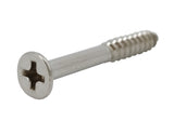 FixtureDisplays® #7 1 1/4" Wood Screw 100PCS Stainless Steel Counter Sunk Head Self Tapping Wood Screws 318065