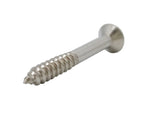 FixtureDisplays® #8 1 1/4" Wood Screw 100PCS Stainless Steel Counter Sunk Head Self Tapping Wood Screws 318171