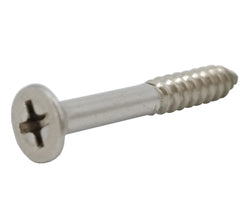 FixtureDisplays® #8 1 1/4" Wood Screw 100PCS Stainless Steel Counter Sunk Head Self Tapping Wood Screws 318171
