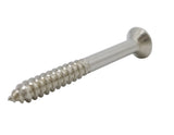 FixtureDisplays® #8 1 1/2" Wood Screw 100PCS Stainless Steel Counter Sunk Head Self Tapping Wood Screws 318172