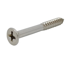 FixtureDisplays® #8 1 1/2" Wood Screw 100PCS Stainless Steel Counter Sunk Head Self Tapping Wood Screws 318172