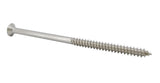 FixtureDisplays® #8 3" Wood Screw 100PCS Stainless Steel Counter Sunk Head Self Tapping Wood Screws 318176