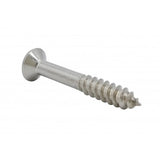 FixtureDisplays® #10 1 1/4" Wood Screw 100PCS Stainless Steel Counter Sunk Head Self Tapping Wood Screws 318385