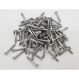 FixtureDisplays® #10 1 1/4" Wood Screw 100PCS Stainless Steel Counter Sunk Head Self Tapping Wood Screws 318385