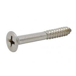 FixtureDisplays® #10 1 1/2" Wood Screw 100PCS Stainless Steel Counter Sunk Head Self Tapping Wood Screws 318386