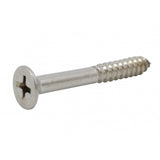 FixtureDisplays® #10 1 1/2" Wood Screw 100PCS Stainless Steel Counter Sunk Head Self Tapping Wood Screws 318386