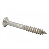 FixtureDisplays® #10 1 1/2" Wood Screw 100PCS Stainless Steel Counter Sunk Head Self Tapping Wood Screws 318386