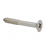 FixtureDisplays® #10 1 1/2" Wood Screw 100PCS Stainless Steel Counter Sunk Head Self Tapping Wood Screws 318386