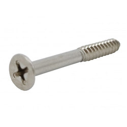 FixtureDisplays® #10 1 3/4" Wood Screw 100PCS Stainless Steel Counter Sunk Head Self Tapping Wood Screws 318387