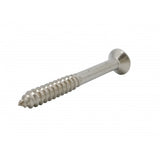 FixtureDisplays® #10 1 3/4" Wood Screw 100PCS Stainless Steel Counter Sunk Head Self Tapping Wood Screws 318387