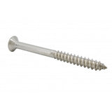 FixtureDisplays® #10 2" Wood Screw 100PCS Stainless Steel Counter Sunk Head Self Tapping Wood Screws 318388