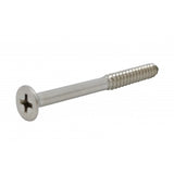 FixtureDisplays® #10 2 1/4" Wood Screw 100PCS Stainless Steel Counter Sunk Head Self Tapping Wood Screws 318389
