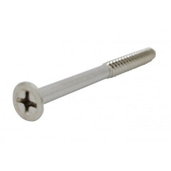 FixtureDisplays® #10 2 1/2" Wood Screw 100PCS Stainless Steel Counter Sunk Head Self Tapping Wood Screws 318390