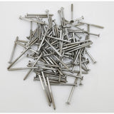 FixtureDisplays® #10 2 1/2" Wood Screw 100PCS Stainless Steel Counter Sunk Head Self Tapping Wood Screws 318390