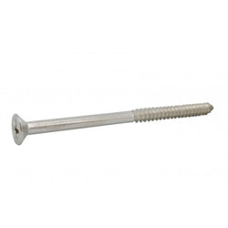 FixtureDisplays® #10 3" Wood Screw 100PCS Stainless Steel Counter Sunk Head Self Tapping Wood Screws 318391