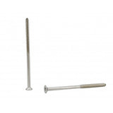 FixtureDisplays® #10 3 1/2" Wood Screw 100PCS Stainless Steel Counter Sunk Head Self Tapping Wood Screws 318392