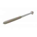FixtureDisplays® #10 3 1/2" Wood Screw 100PCS Stainless Steel Counter Sunk Head Self Tapping Wood Screws 318392