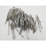FixtureDisplays® #10 3 1/2" Wood Screw 100PCS Stainless Steel Counter Sunk Head Self Tapping Wood Screws 318392