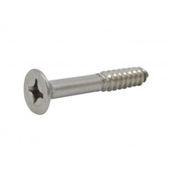 FixtureDisplays® #12 1 1/2" Wood Screw 100PCS Stainless Steel Counter Sunk Head Self Tapping Wood Screws 318495
