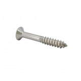FixtureDisplays® #12 1 1/2" Wood Screw 100PCS Stainless Steel Counter Sunk Head Self Tapping Wood Screws 318495