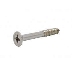 FixtureDisplays® #12 1 3/4" Wood Screw 100PCS Stainless Steel Counter Sunk Head Self Tapping Wood Screws 318496