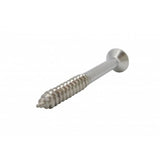 FixtureDisplays® #12 2" Wood Screw 100PCS Stainless Steel Counter Sunk Head Self Tapping Wood Screws 318497