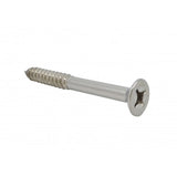FixtureDisplays® #12 2" Wood Screw 100PCS Stainless Steel Counter Sunk Head Self Tapping Wood Screws 318497
