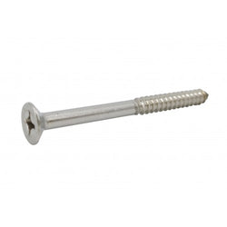 FixtureDisplays® #12 2 1/2" Wood Screw 100PCS Stainless Steel Counter Sunk Head Self Tapping Wood Screws 318498