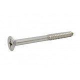 FixtureDisplays® #12 2 1/2" Wood Screw 100PCS Stainless Steel Counter Sunk Head Self Tapping Wood Screws 318498
