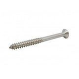 FixtureDisplays® #12 2 1/2" Wood Screw 100PCS Stainless Steel Counter Sunk Head Self Tapping Wood Screws 318498
