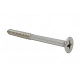 FixtureDisplays® #12 2 1/2" Wood Screw 100PCS Stainless Steel Counter Sunk Head Self Tapping Wood Screws 318498