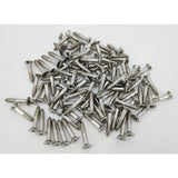 FixtureDisplays® #14 1 1/4" Wood Screw 100PCS Stainless Steel Counter Sunk Head Self Tapping Wood Screws 318601