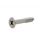 FixtureDisplays® #14 1 1/2" Wood Screw 100PCS Stainless Steel Counter Sunk Head Self Tapping Wood Screws 318602