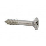 FixtureDisplays® #14 1 1/2" Wood Screw 100PCS Stainless Steel Counter Sunk Head Self Tapping Wood Screws 318602