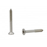 FixtureDisplays® #14 2" Wood Screw 100PCS Stainless Steel Counter Sunk Head Self Tapping Wood Screws 318603