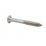 FixtureDisplays® #14 2" Wood Screw 100PCS Stainless Steel Counter Sunk Head Self Tapping Wood Screws 318603