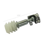 6 Set of Furniture Cam Fitting 9.55mm x 9.5mm (L x Dia.) with Dowel and Pre-inserted Nut 320-6PK