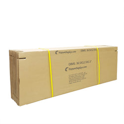 20PK 36.5X12.5X1.5" Shipping Box Cardboard Singlewall BF150 Mail Packaging 36.5X12.5X1.5-20PK