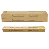 20PK 3X3X30"Printed Full Overlap Flaps Singlewall B Flute Cardboard Box Shipping 3X3X30-20PK