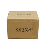 20PK 3 X 3 X 4 Inchs Full-Wing Carton Corrugated Cardboard Small Packing Box 3x3x4-20PK