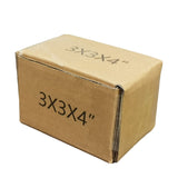 20PK 3 X 3 X 4 Inchs Full-Wing Carton Corrugated Cardboard Small Packing Box 3x3x4-20PK