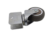 2 Edge Mount 0.7 Board TPE Wheel 360  Rotation Swivel Caster Black 401500 4PK