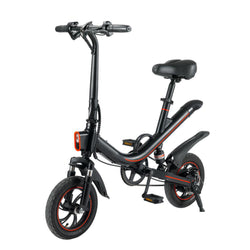 Electric Folding Bicycle 12'' Wheel Folding E-Bike, 19 Miles Range, 350 Watts